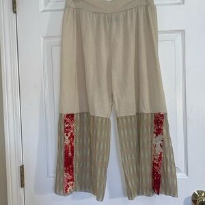 Lee Andersen Multimedia wide leg pants, made in the USA
